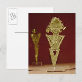 Antropomorf cijfer van een strijder briefkaart (Voorkant / Achterkant)