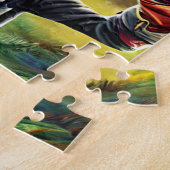 antropomorfe kat Mad Hatter Fantasy Fairytale Legpuzzel (Zijkant)