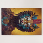 Antropomorfe tijgerpuzzel legpuzzel (Horizontaal)