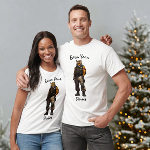 Antropomorfe Tijgersoldaat – Tactische Krijger T-shirt