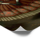 antropomorfe vos met een jurk poster (Hoek)