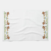 Ants Apple Pie Grass Floral Kitchen Handdoeken (Horizontaal)