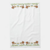 Ants Apple Pie Grass Floral Kitchen Handdoeken (Verticaal)