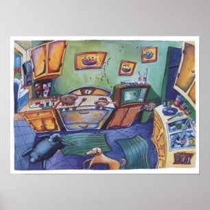 Ants in de keuken poster