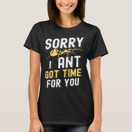 Ants Insects Beetle Bug Entomology T-shirt (Voorkant)