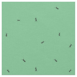 Ants, levensgroot, groene achtergrond stof