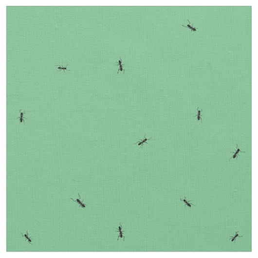 Ants, levensgroot, groene achtergrond stof (Close Up)