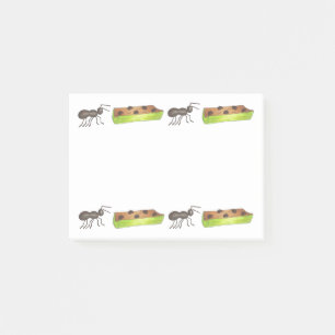 Ants op Log Ant Celery Snack Food Picnic Post Post-it® Notes