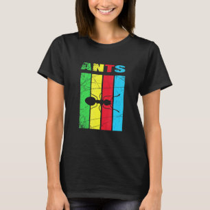 Ants Retro Ant Boerderij Anthill Ant  T-shirt