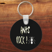 Ants Rock. Button Sleutelhanger (Voorkant)
