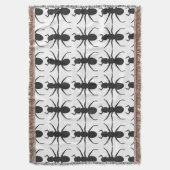 ANTS Throw Blanket Deken (Voorkant Verticaal)