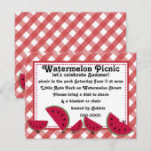 Ant's Watermleon Picnic Kaart (Voorkant / Achterkant)