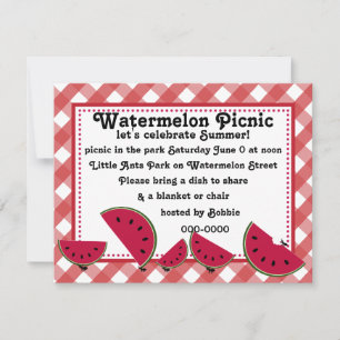 Ant's Watermleon Picnic Kaart