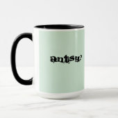 Antsy ? Bug an Entomologist Mug par RoseWrites (Gauche)