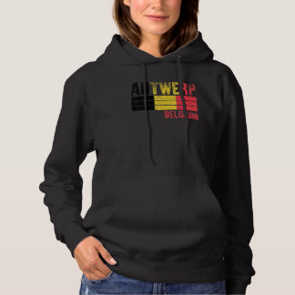 Antwerp Belgium Flag Belgians Mens Womens Kids Hoodie