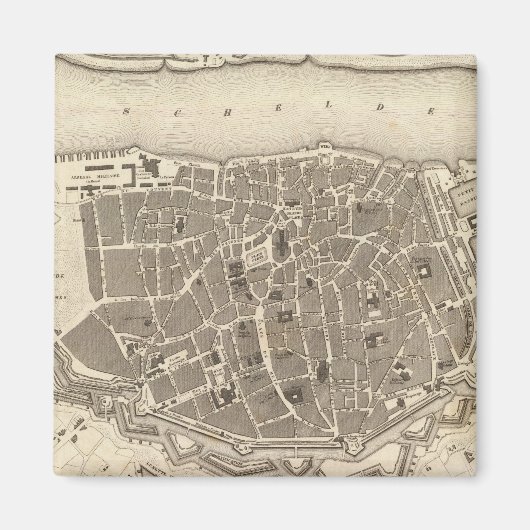 Antwerpen, België Magneet (Voorkant)