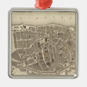 Antwerpen, België Metalen Ornament