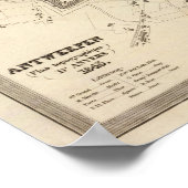 Antwerpen, België Poster (Hoek)