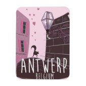 Antwerpen, België Reisposter Magneet (Verticaal)