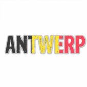 Antwerpen België Sticker (Voorkant)