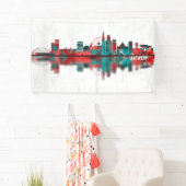Antwerpen Belgium Skyline Spandoek (Insitu)