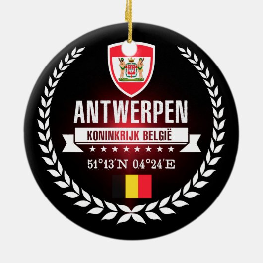 Antwerpen Keramisch Ornament (Achterkant)