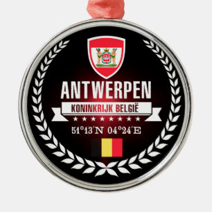 Antwerpen Metalen Ornament
