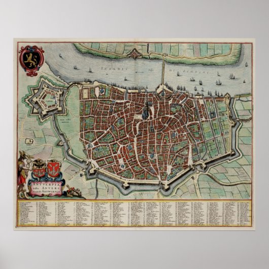 Antwerpen Poster (Voorkant)