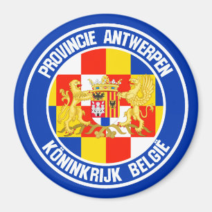 Antwerpen Round Emblem Magneet