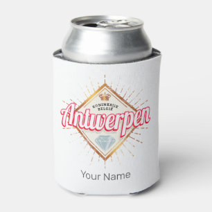 Antwerpen Vlaanderen België Retro Souvenir Blikjeskoeler