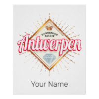 Antwerpen Vlaanderen België Retro Souvenir