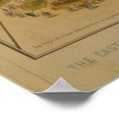 Antwerpse Expo 1894 Air Castle Balloon  Poster (Hoek)