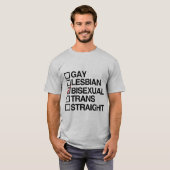 ANTWOORD BISEXUAL T-SHIRT (Voorkant volledig)