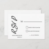 Antwoord Moderne platte minimalistisch eenvoudig (Voorkant / Achterkant)