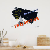 Antwoord van Amerika - Productie-Poster Poster (Keuken)