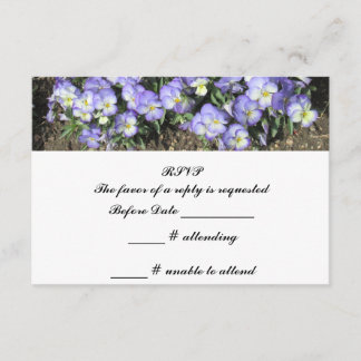 Antwoord van Pansies Wedding RSVP