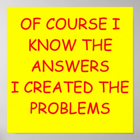 ANTWOORDEN POSTER (Voorkant)