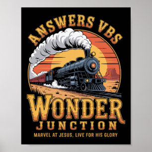 Antwoorden Vbs 2025 Wonder Junction Christelijke T Poster