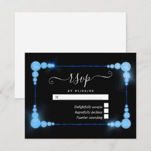 Antwoordkaart 60e diamanten bruiloft RSVP kaartje