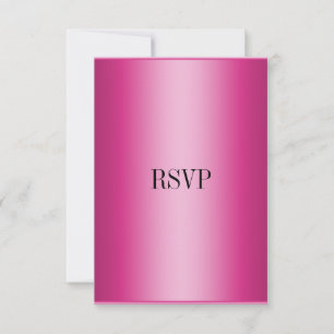 Antwoordkaart Roze Alle Evenementen RSVP Kaartje