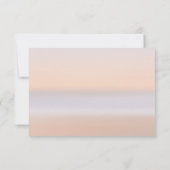 Antwoordkaart voor winter paarden trouwfeest kaart (Achterkant)