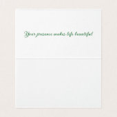 Antwoordkaarten gevouwen kaart (Binnenkant ongevouwen)