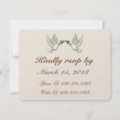 Antwoordkaarten voor 50ste huwelijksverjaardag kaart (Achterkant)