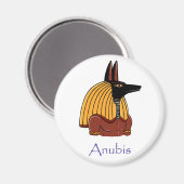Anubis - Aimant dieu égyptien antique (Recto/Verso)