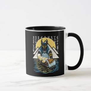 Anubis Ancient Egyptian God Illustration Mok