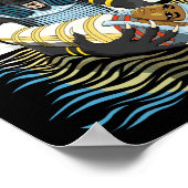 Anubis Ancient Egyptian God Illustration Poster (Hoek)