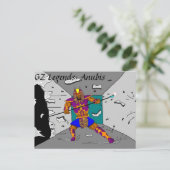Anubis "breakthrough" postcard briefkaart (Staand voorkant)