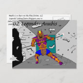 Anubis "breakthrough" postcard briefkaart (Voorkant / Achterkant)
