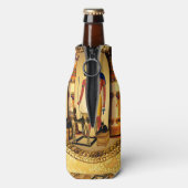 Anubis de Egyptische god Flesjeskoeler (Fles Achterkant)