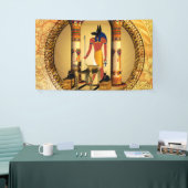 Anubis, de egyptische god spandoek (Beurs)